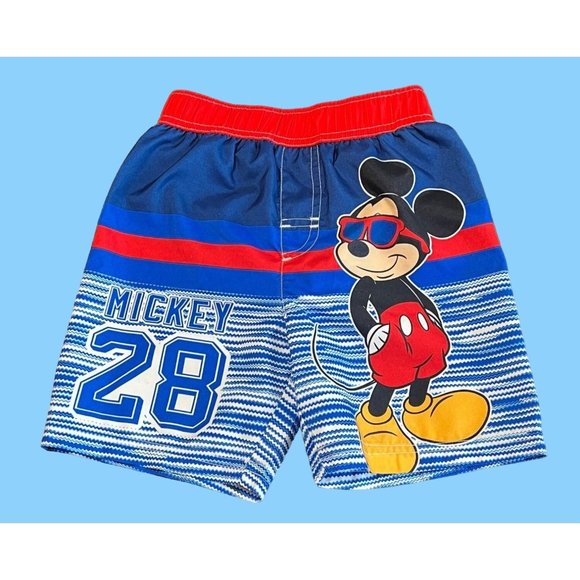 Disney Mickey Mouse Boys Swim Trunks Size 4T - Picture 1 of 2